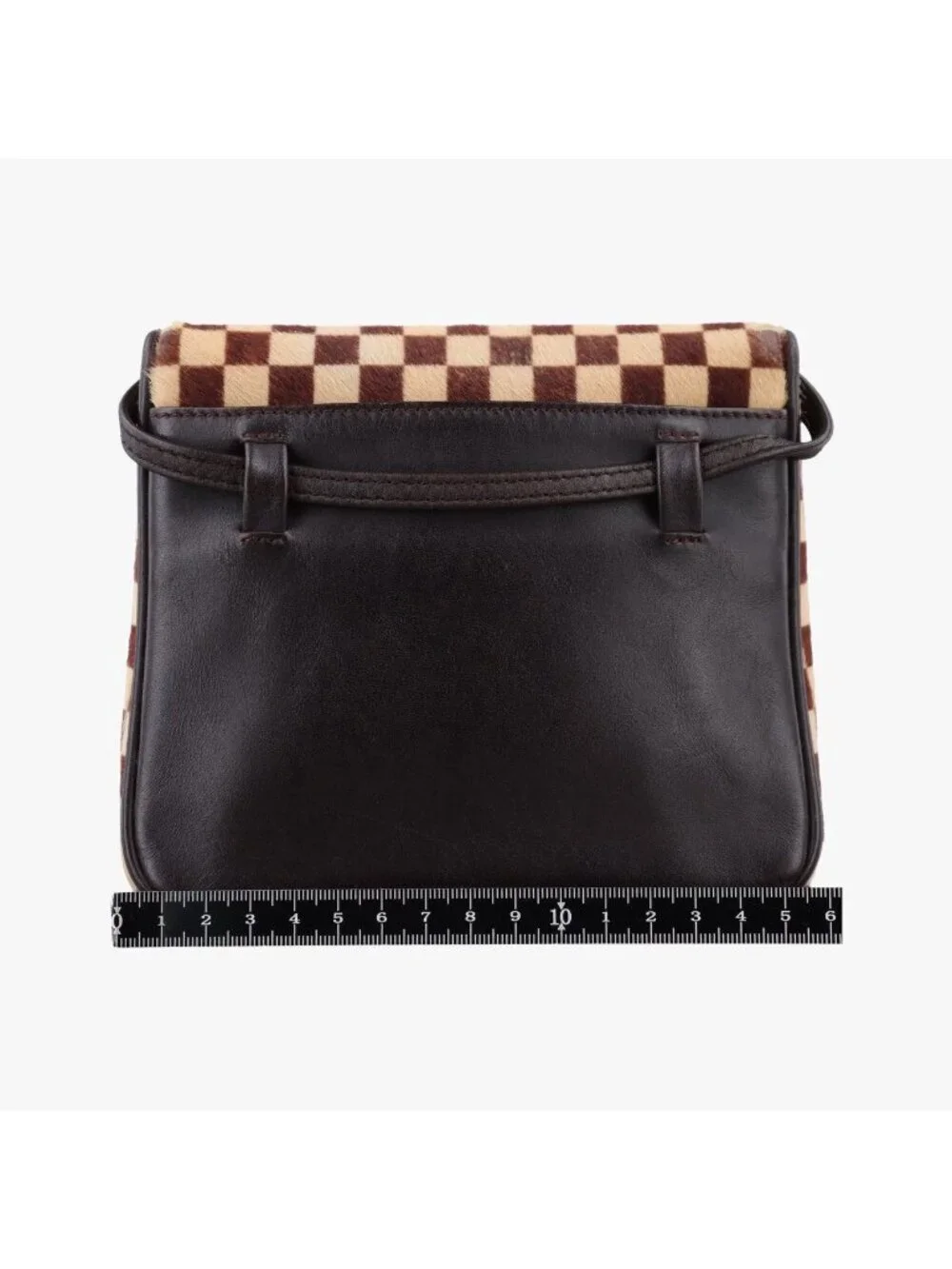 Louis Vuitton Gazelle Brown Ebene Damier Sauvage Calf Hair